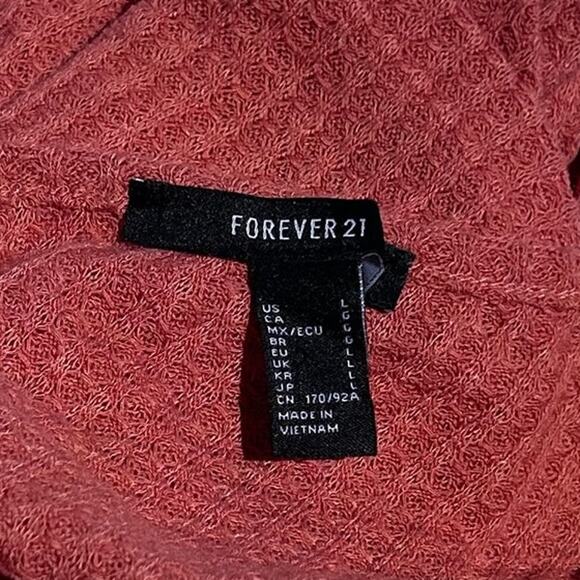 Forever 21 Rust Ribbed Cami Crop Top Size Large - Picture 6 of 6